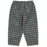 Konges Sløjd Laurel Blue Check Cara Byxor GOTS