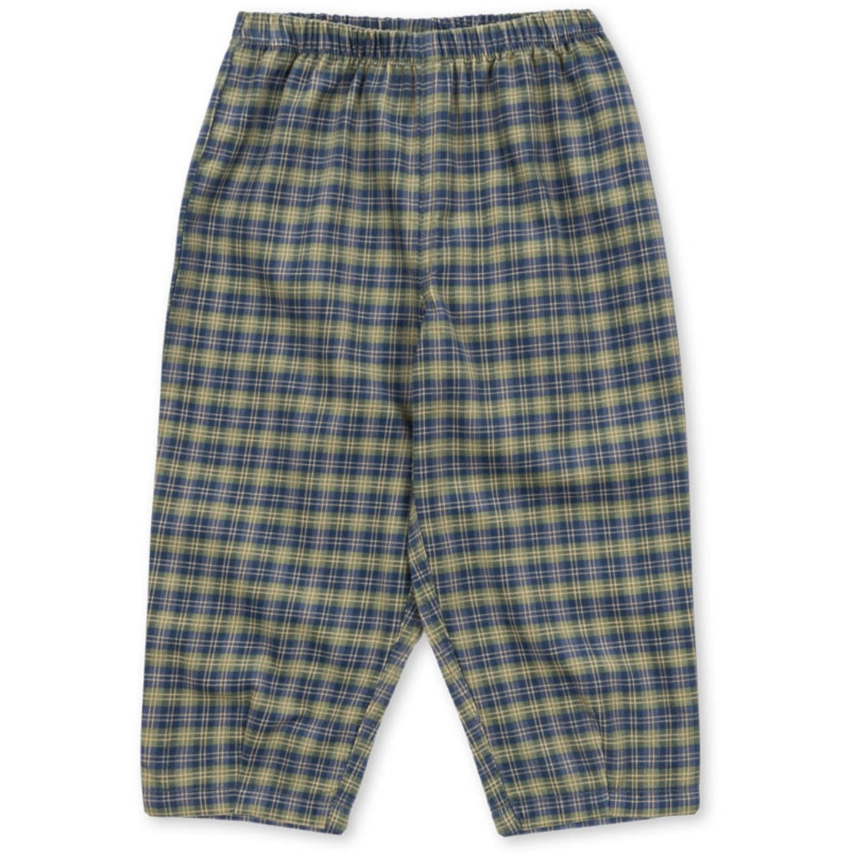 Konges Sløjd Laurel Blue Check Cara Byxor GOTS