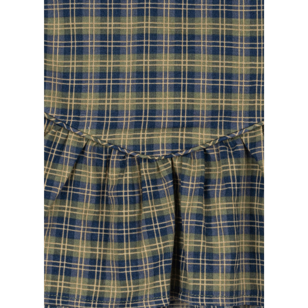 Konges Sløjd Laurel Blue Check Terre Blus GOTS