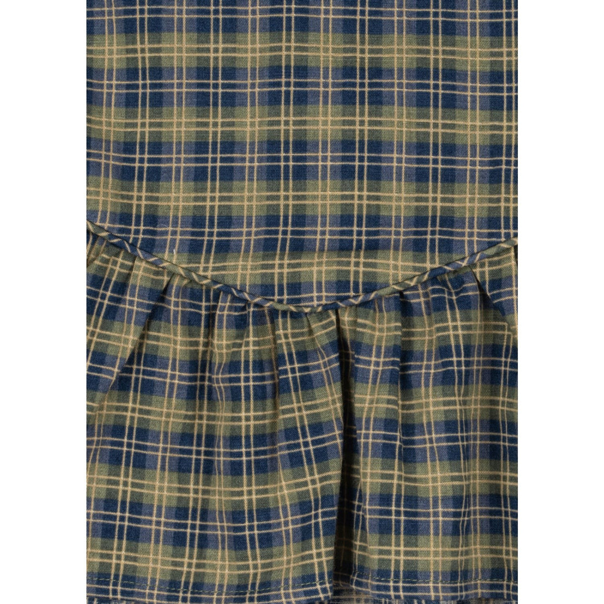 Konges Sløjd Laurel Blue Check Terre Blus GOTS