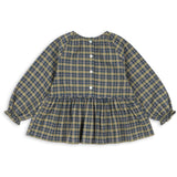 Konges Sløjd Laurel Blue Check Terre Blus GOTS