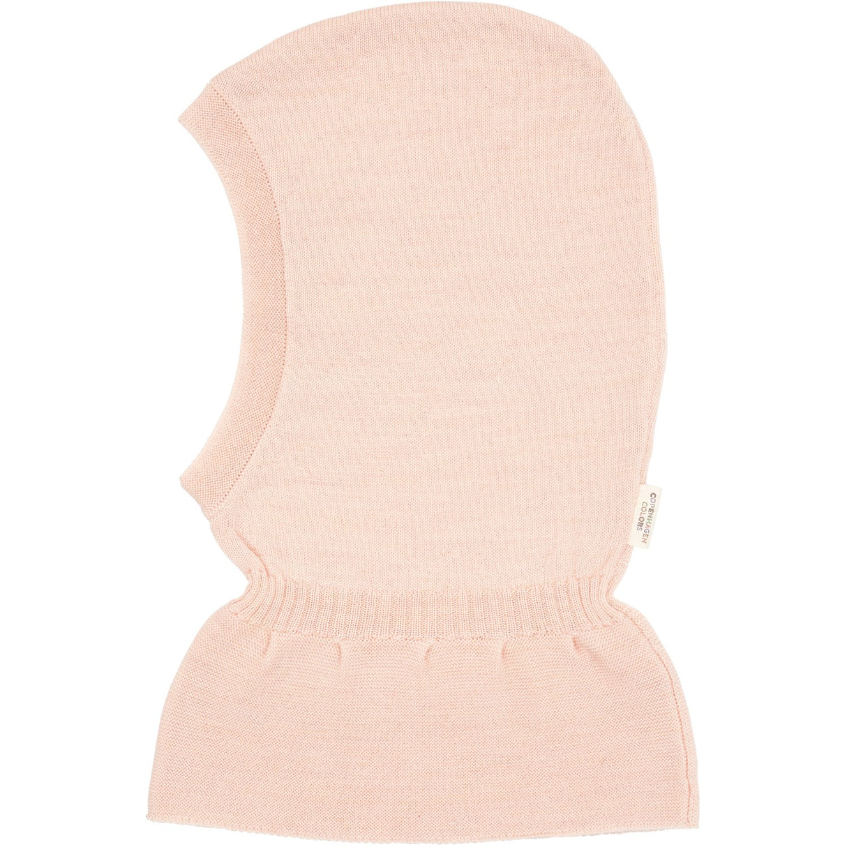 COPENHAGEN COLORS Soft Pink Lt. Stickad Merino Elefanthatt Med Frill