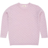 COPENHAGEN COLORS Lavender Merino Classic Pointelle Blus