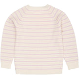 COPENHAGEN COLORS Cream/Lavender/Dusty Rose Combi Merino Classic Rib Blus