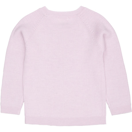 COPENHAGEN COLORS Lavender Merino Classic Rib Blus
