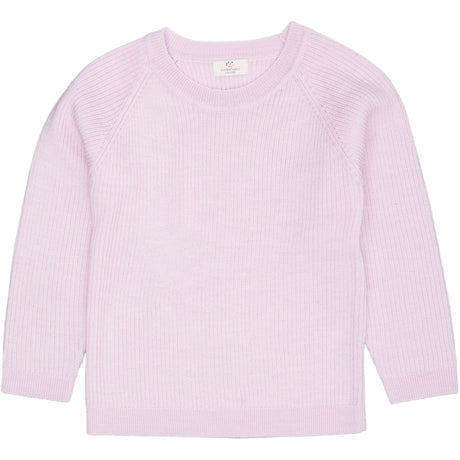 COPENHAGEN COLORS Lavender Merino Classic Rib Blus