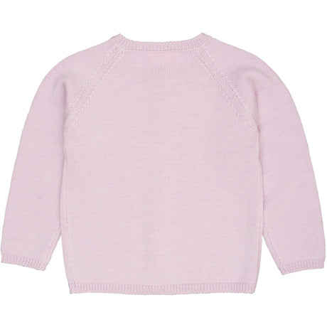 COPENHAGEN COLORS Lavender Merino Stickad Cardigan