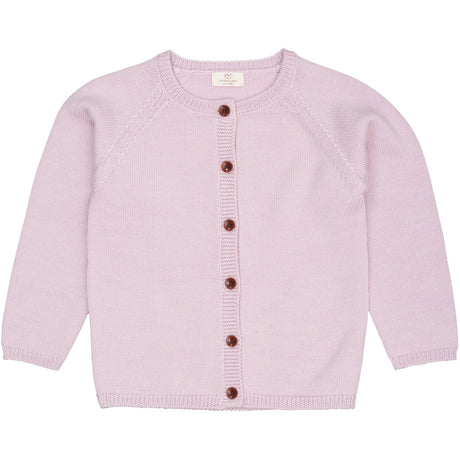 COPENHAGEN COLORS Lavender Merino Stickad Cardigan