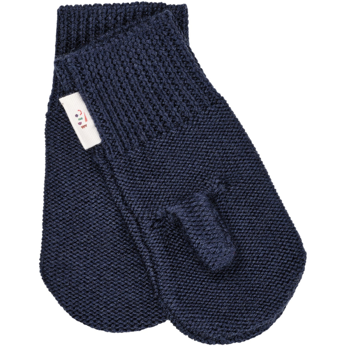 COPENHAGEN COLORS Navy Merino Ull Stickad Vantar
