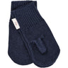 COPENHAGEN COLORS Navy Merino Ull Stickad Vantar