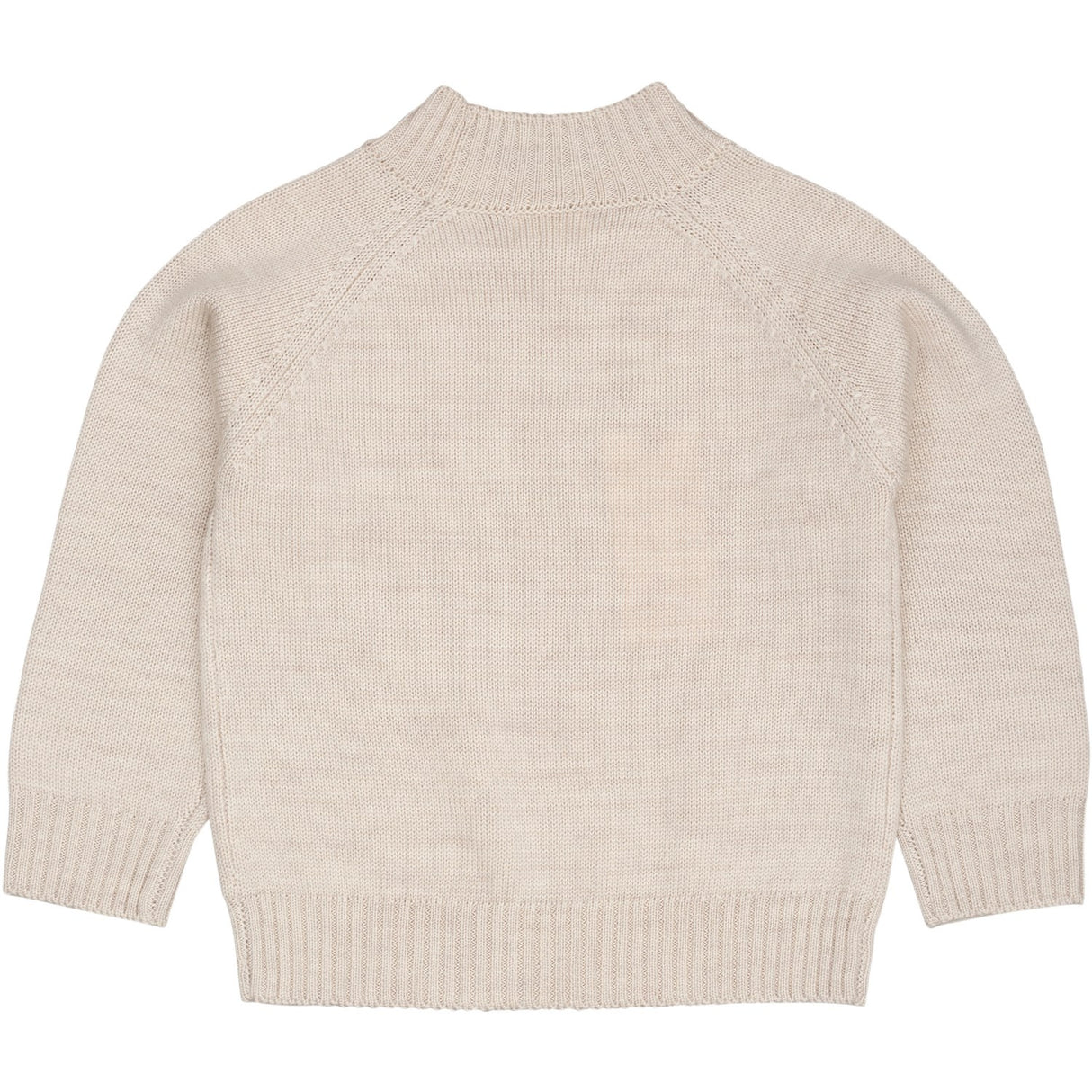 COPENHAGEN COLORS Pale Cream Mel. Pull Över W Sköldpadda Neck