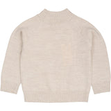 COPENHAGEN COLORS Pale Cream Mel. Pull Över W Sköldpadda Neck