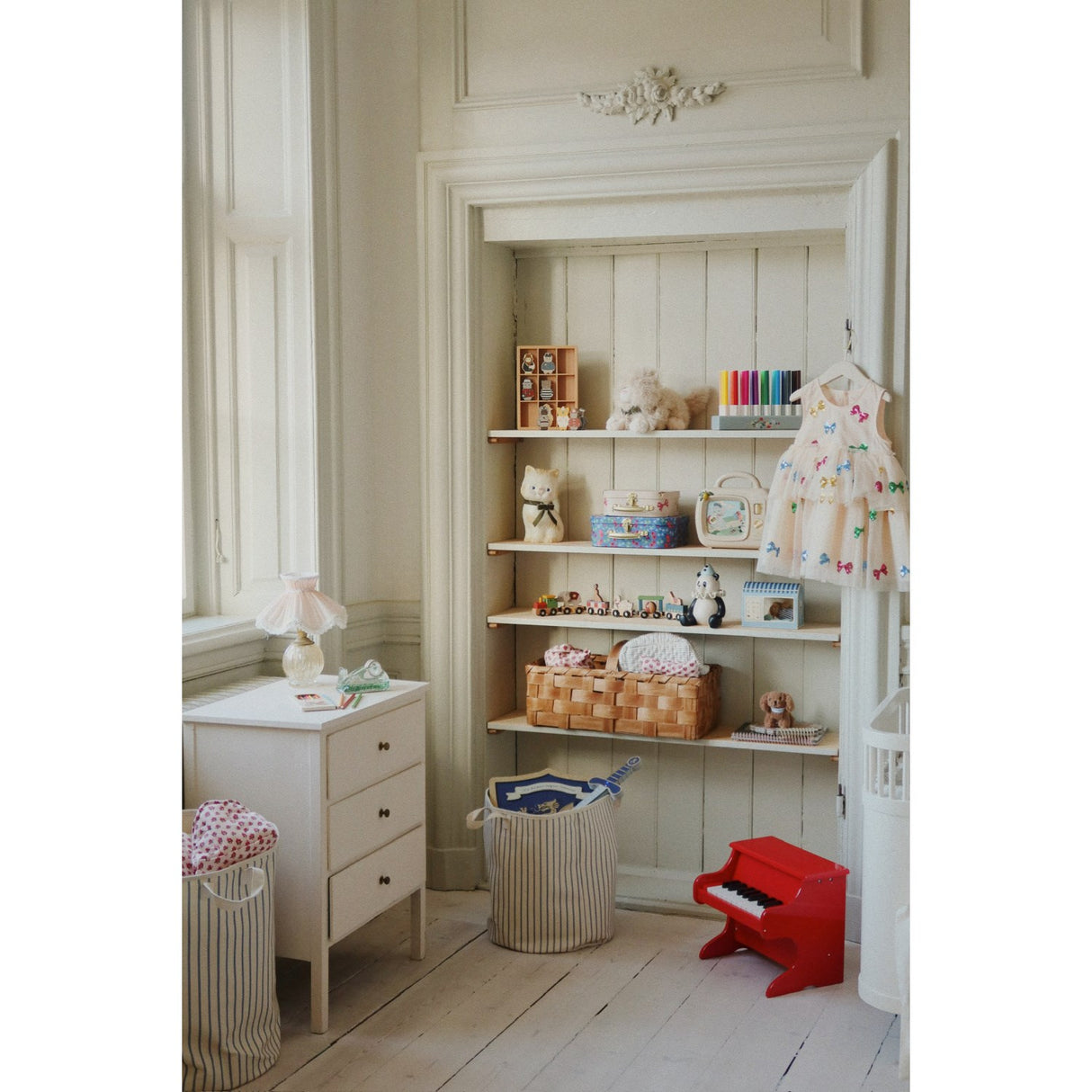 Konges Sløjd Sailor Stripe Leksak Förvaring Bags Sett