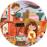 Djeco Silhouette pussel, Mias resa - 36 bitar