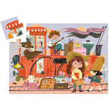 Djeco Silhouette pussel, Mias resa - 36 bitar