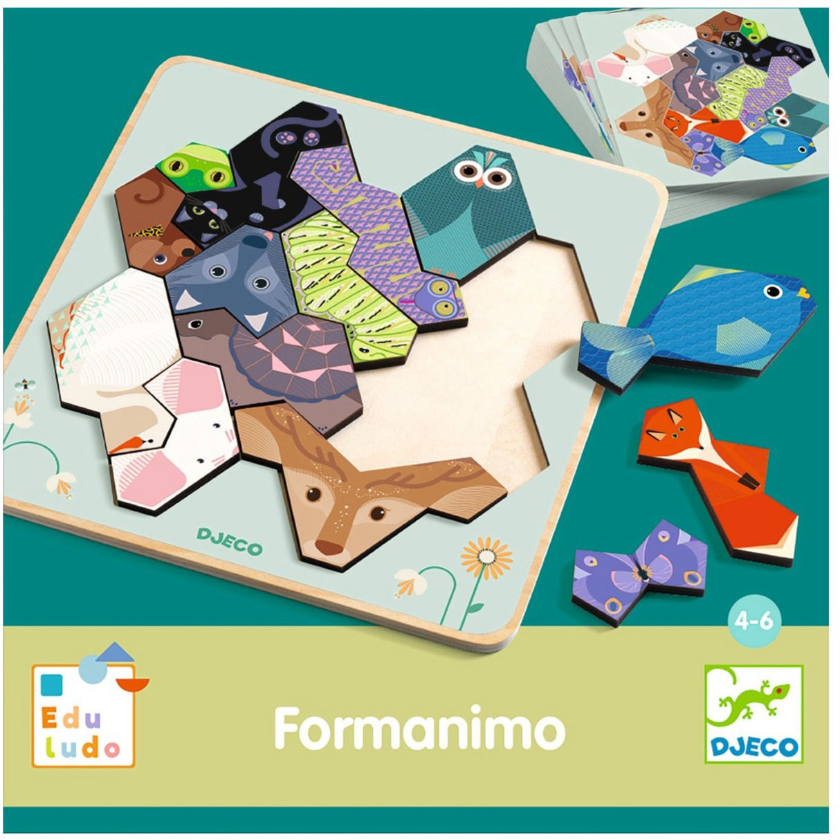 djeco pedagogiska spel, formanimo