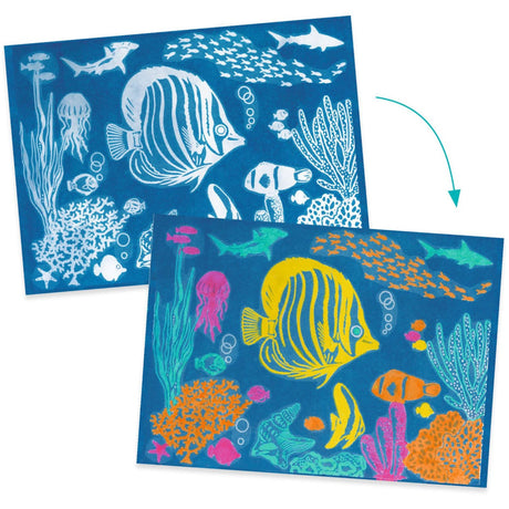 Djeco Cyanotypi/Ljust tryck, Hav