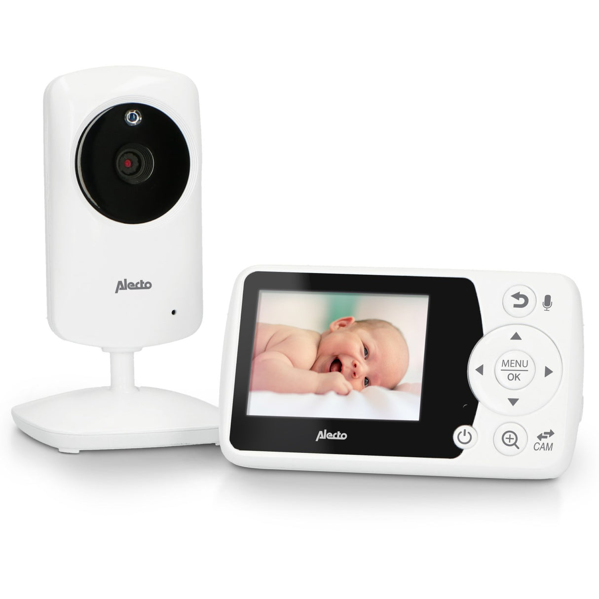 Alecto Video Baby Monitor Med 2,4 Inch Färg Display
