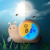 Alecto Beige Sleep Trainer Night Light Och Alarm Clock