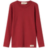 MarMar Modal Hibiscus Red Plain Tee LS