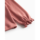 MarMar Modal Fine Rib Perished Rose Tandy Blus