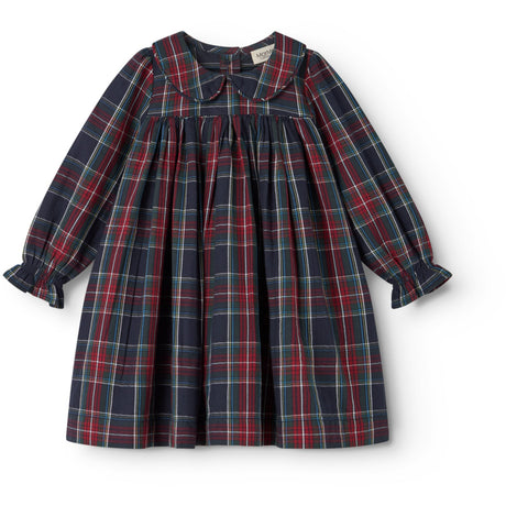 MarMar Check Pilot Navy Check Dulla B LS Klänning
