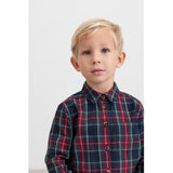 MarMar Check Pilot Navy Check Tommy Skjorta