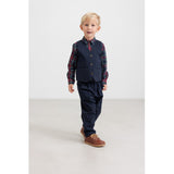 MarMar Check Pilot Navy Check Tommy Skjorta