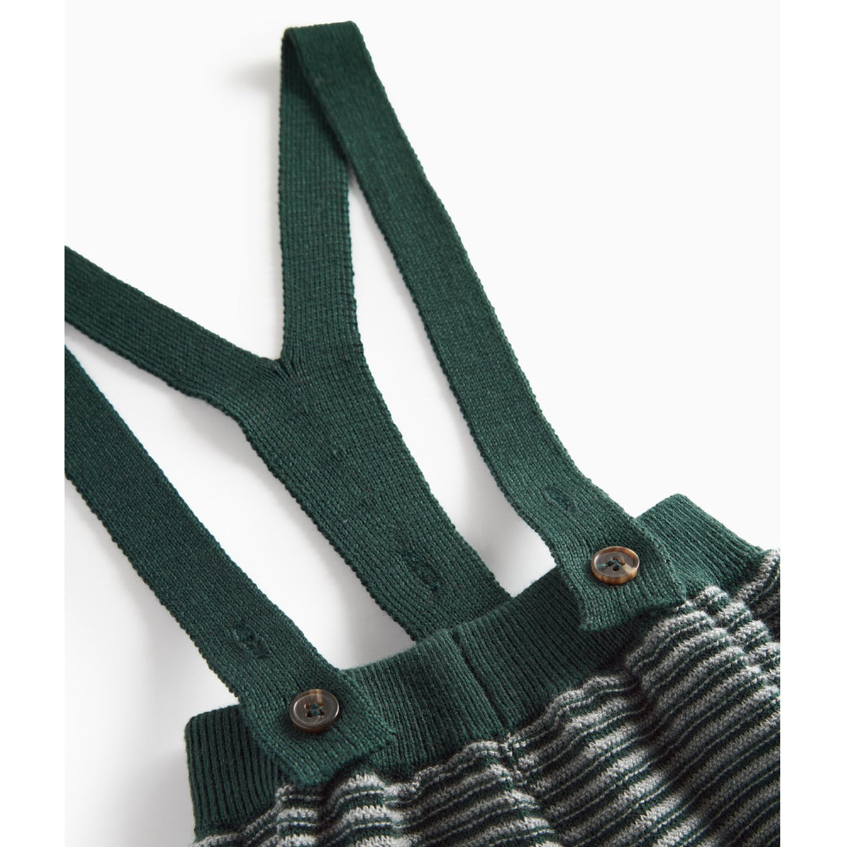 MarMar Cotton Rayon Knit Stripe Dark Leaf Stripe Perrin Byxor