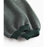 MarMar Cotton Rayon Knit Stripe Dark Leaf Stripe Perrin Byxor
