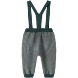 MarMar Cotton Rayon Knit Stripe Dark Leaf Stripe Perrin Byxor