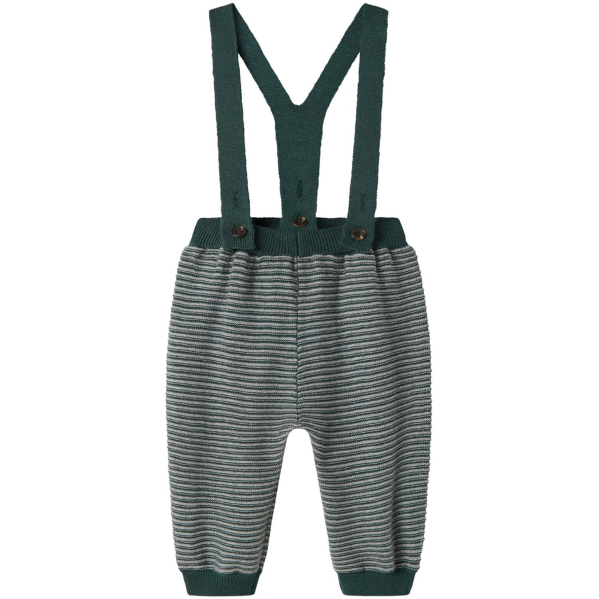 MarMar Cotton Rayon Knit Stripe Dark Leaf Stripe Perrin Byxor