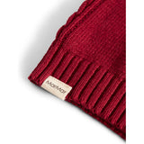 MarMar Cotton Rayon Knit Cable Hibiscus Red Alfen Christmas Mössa