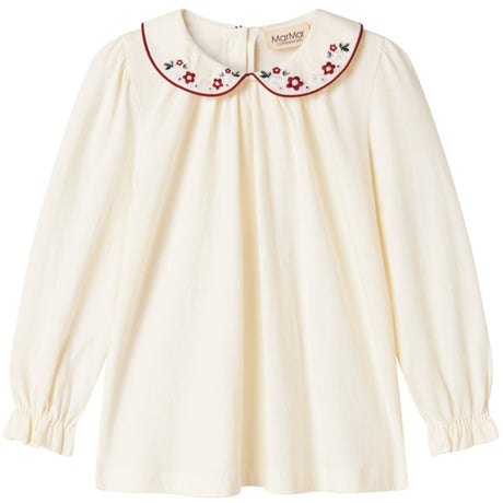 MarMar Modal Fine Gentle White Tielle Blus
