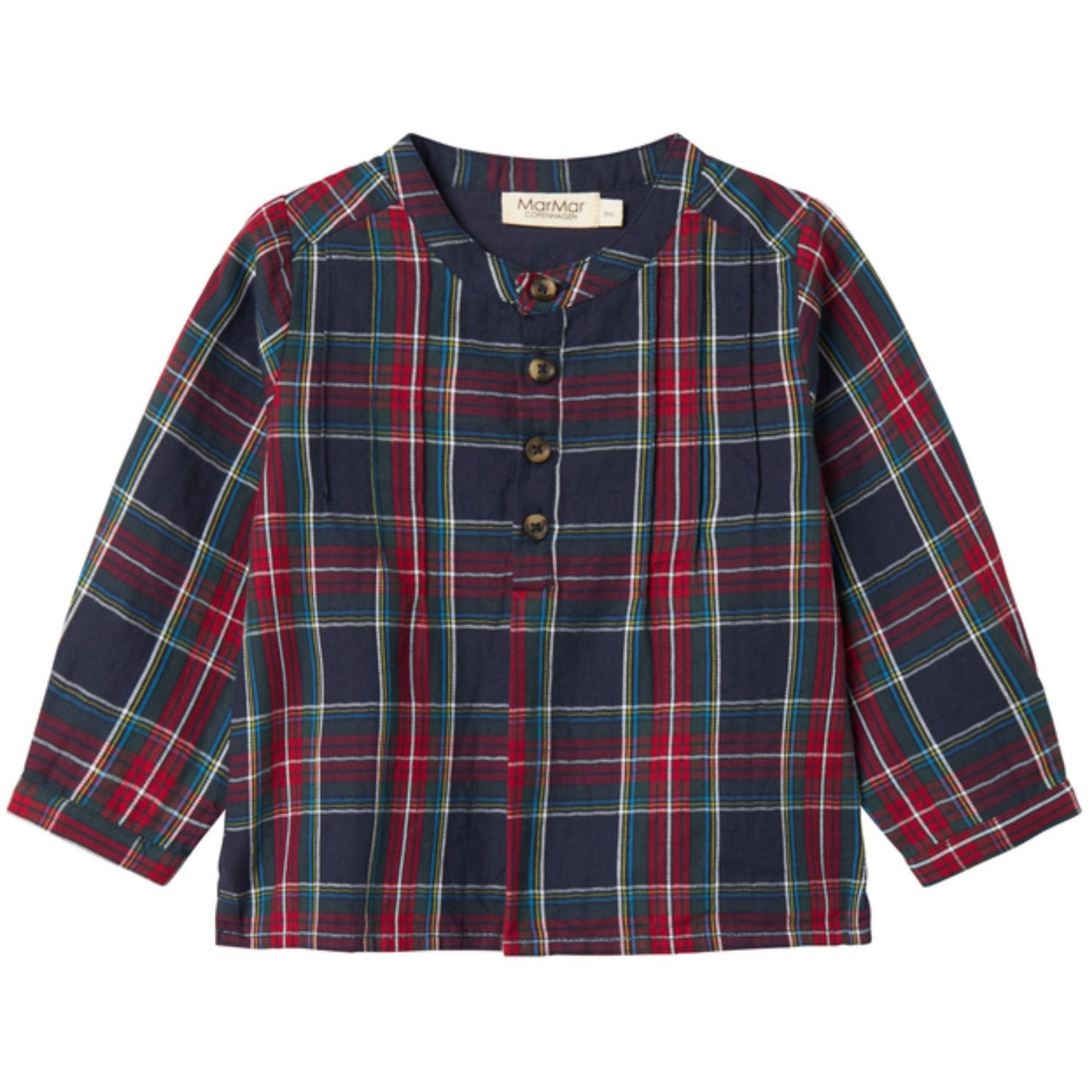 MarMar Check Pilot Navy Check Totoro Skjorta