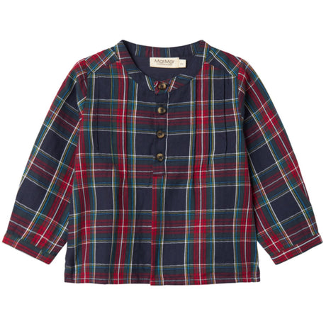 MarMar Check Pilot Navy Check Totoro Skjorta