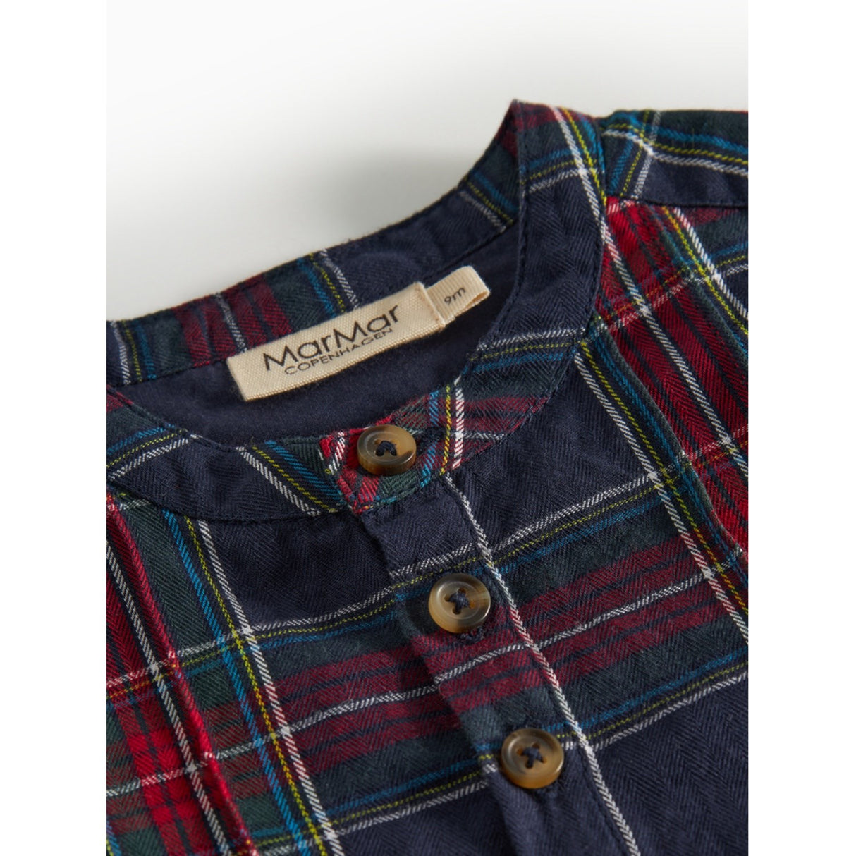 MarMar Check Pilot Navy Check Totoro Skjorta