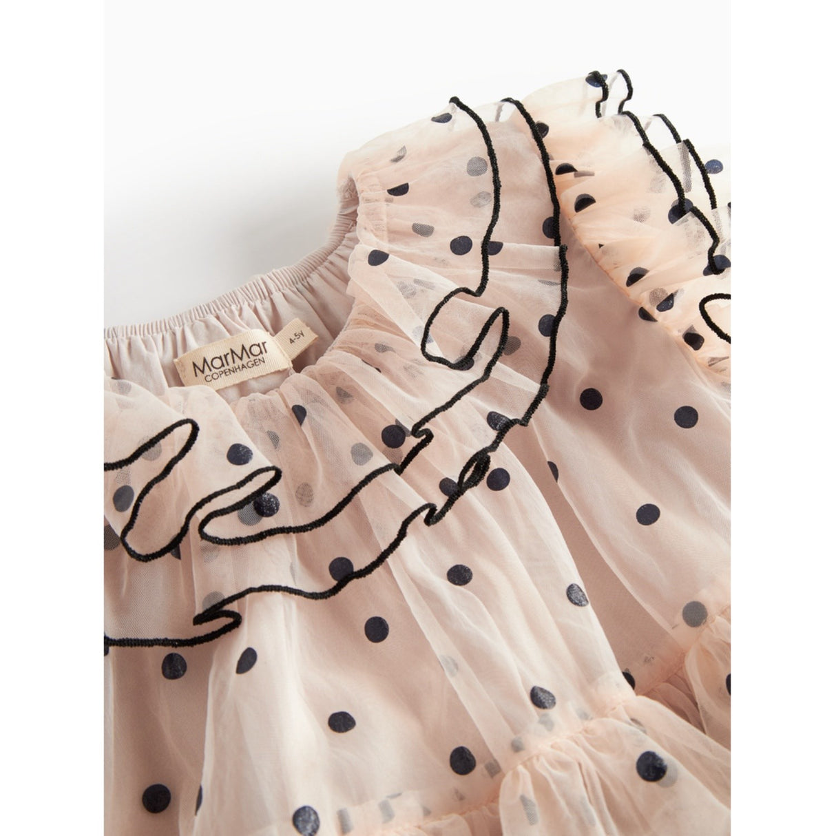 MarMar Tulle Black Dots Dakira LS Klänning