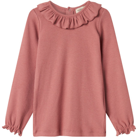MarMar Modal Fine Rib Perished Rose Tandy Blus