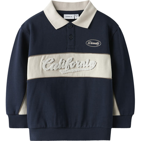 Name It Navy Blazer Nmmtucan Ls Nreg Sweat Pikétröja Unb