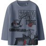 Name It Flint Stone Nmmsennet Ls Nreg Top
