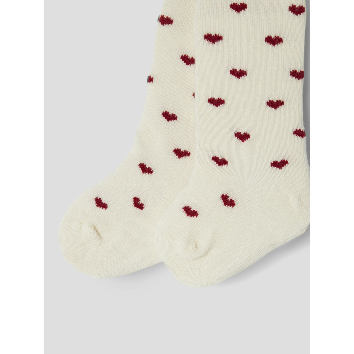 Lil'Atelier Turtledove Red Hearts Nbfreba Len Strumpbyxar Lil