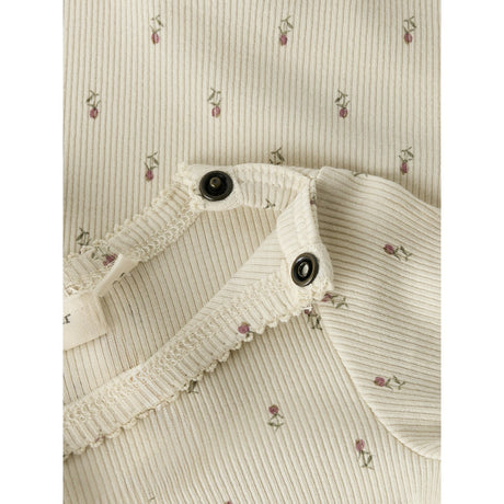 Lil'Atelier Turtledove Floral Nbfgago Ls Nattdräkt Lil