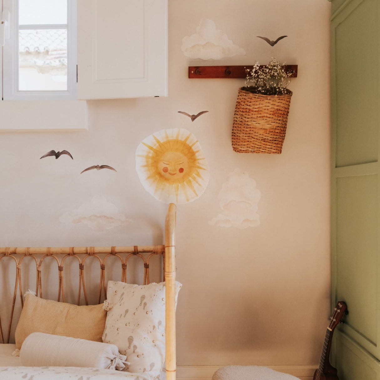 That's Mine Yellow Wallsticker Sun