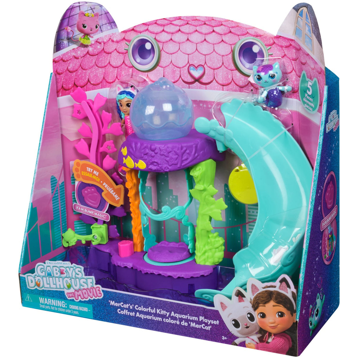 Gabby's Dollhouse Film Havkat's Kitty Akvarie Sett