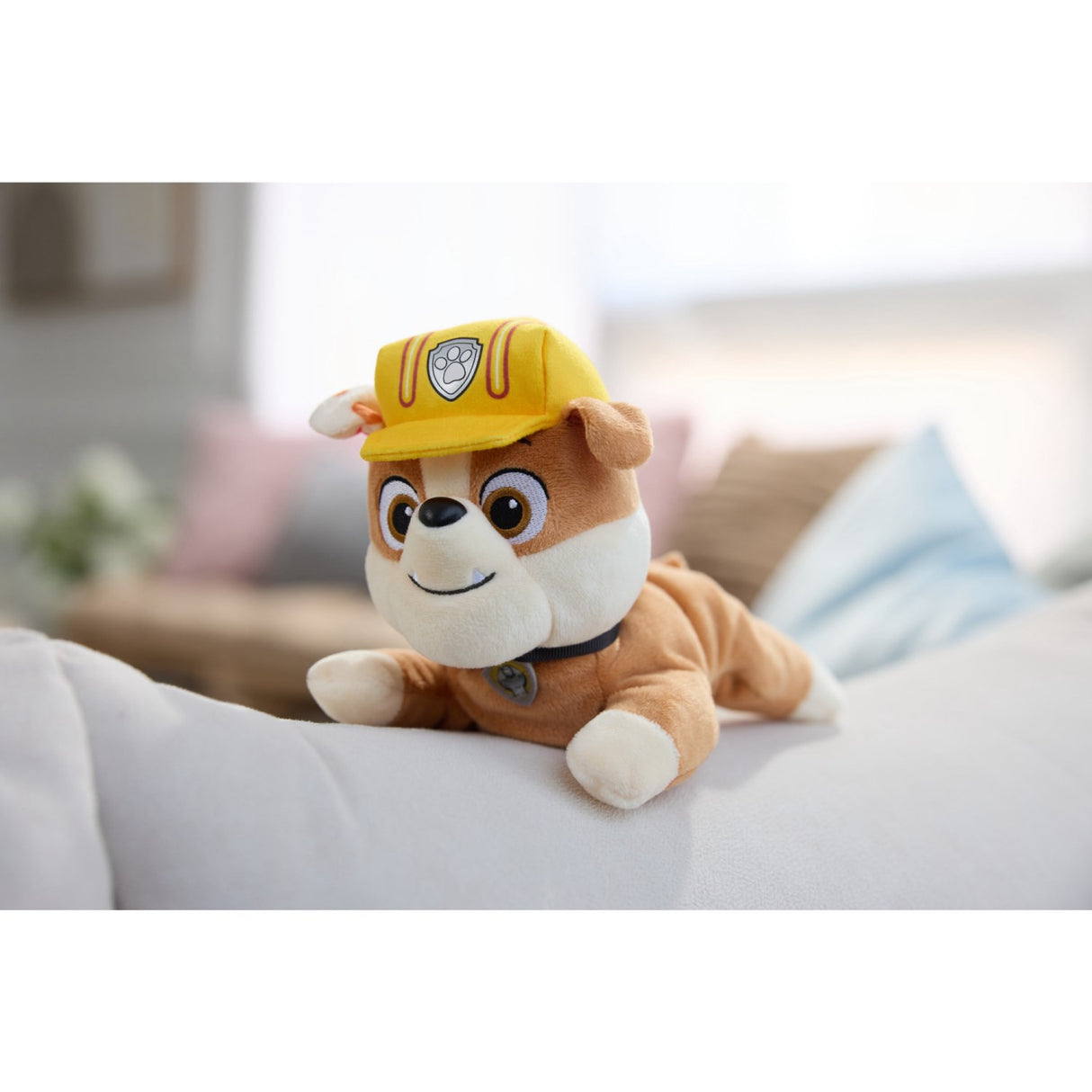 Paw Patrol Gund Hat & Halsbånd Plys 20 Cm Rubble