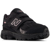 New Balance Black 2002 Kids Hook & Loop Sneakers