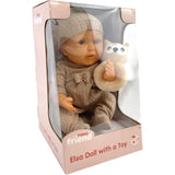 Happy Friend Elsa Docka 38 Cm Med A Leksak Brown Dräkt