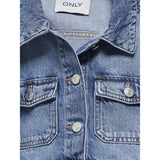 kids ONLY Medium Blue Denim Koglumi Ls Jacka Dnm Pim Noos