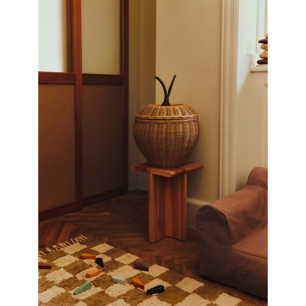 Ferm Living Tan Billow Bean Väska